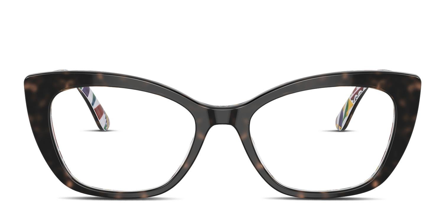 Dolce & Gabbana DG3360 Brown, Tortoise glasses - Brown / Tortoise - Frontal View