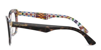 Dolce & Gabbana DG3360 Brown, Tortoise glasses - Brown / Tortoise - Side View