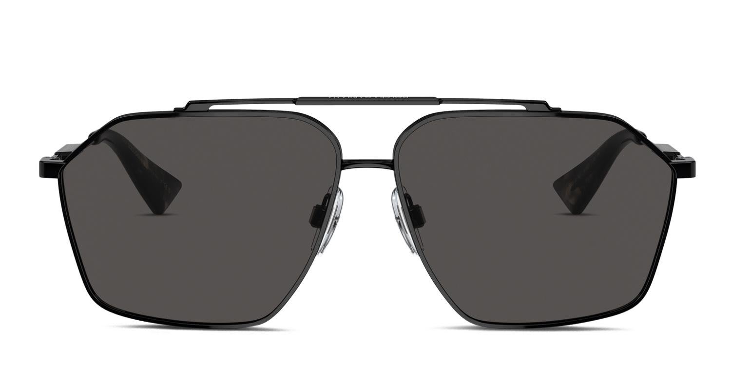 Dolce & Gabbana DG2303 Black glasses - Black - Frontal View