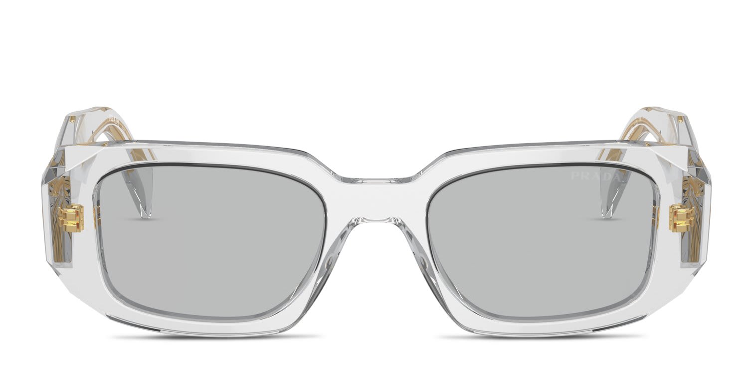 Prada PR17WS Clear, Gray glasses - Clear / Gray - Frontal View