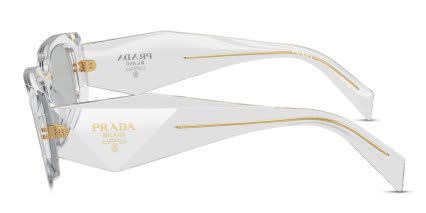 Prada PR17WS Clear, Gray glasses - Clear / Gray - Side View