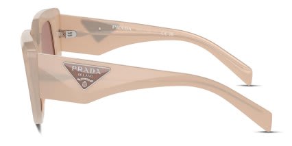 Prada PR14ZS Beige glasses - Beige - Side View