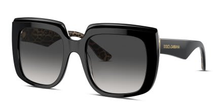 Dolce & Gabbana DG4414 Black glasses - Black - Angle View