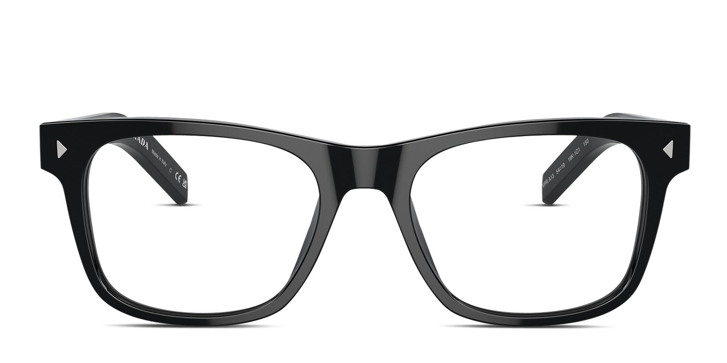 Prada PRA13V Black glasses - Black - Frontal View