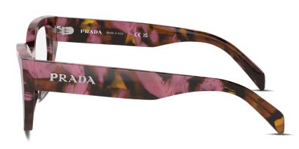 Prada PRA16V Red, Tortoise glasses - Multicolor / Tortoise - Side View