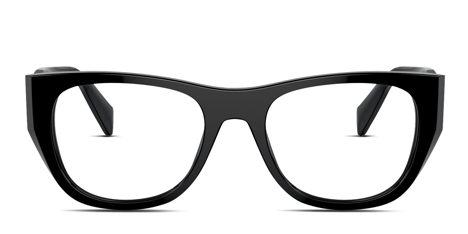Prada PRA18V Black glasses - Black - Frontal View