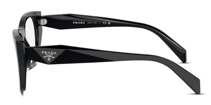 Prada PRA18V Black glasses - Black - Side View
