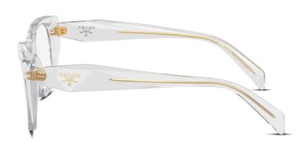 Prada PRA18V Clear, Gray glasses - Clear / Gray - Side View