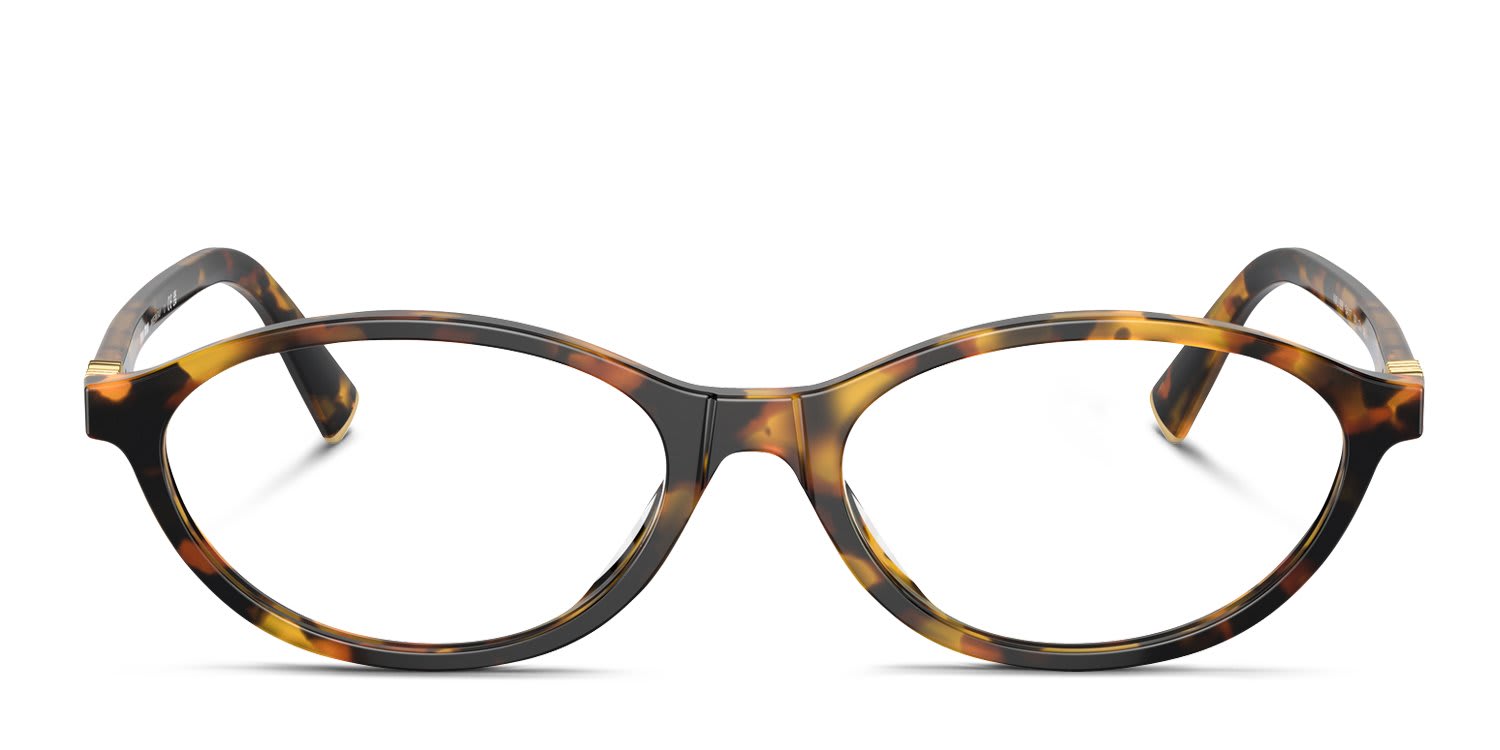 Miu Miu MU09XV Bronze, Tortoise glasses - Bronze / Tortoise - Frontal View