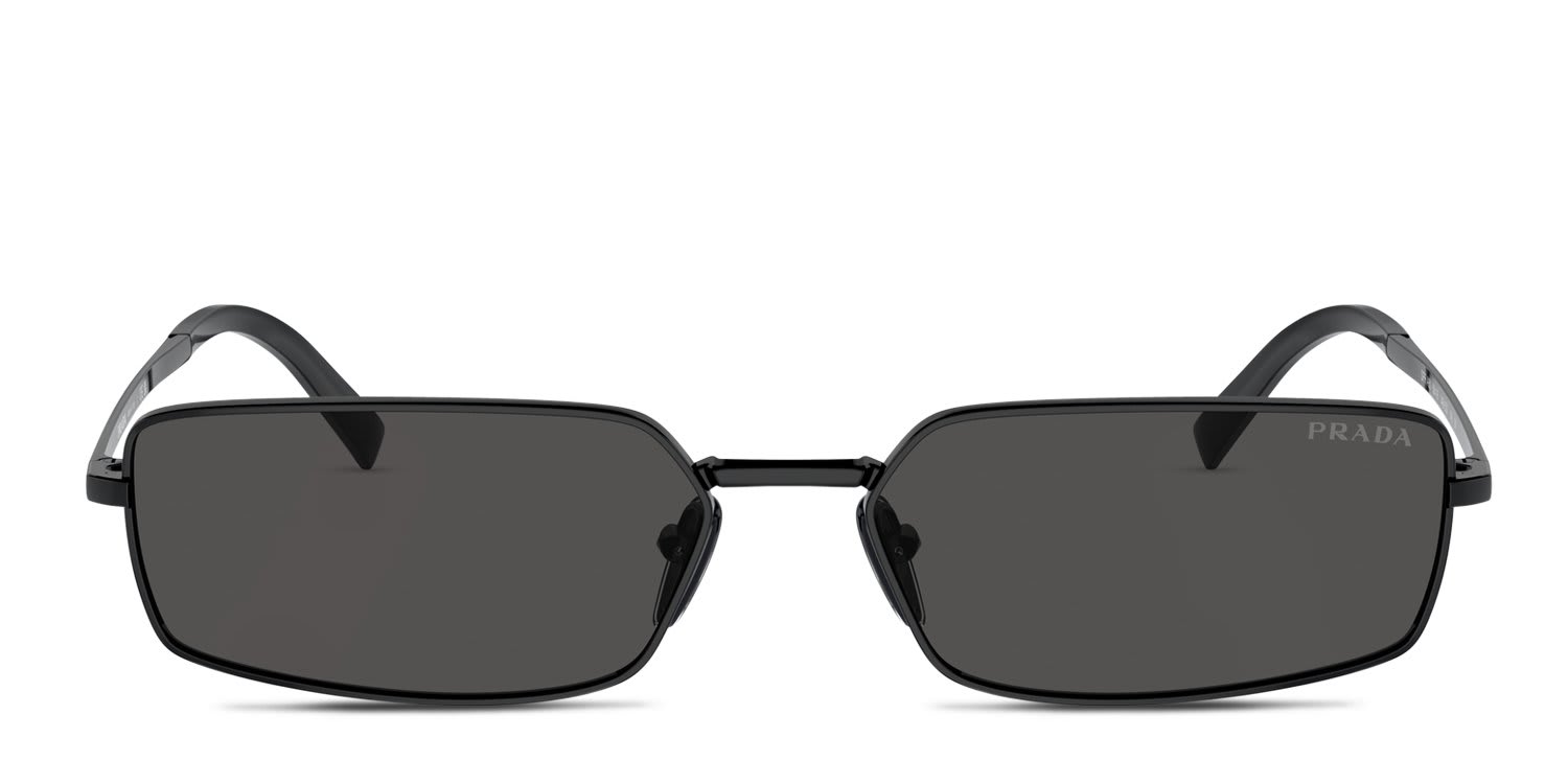 Prada PRA60S Black glasses - Black / Gray - Frontal View