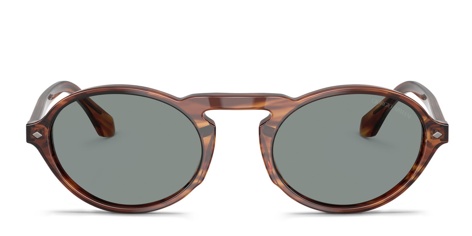 Giorgio Armani AR8219U Multicolor, Brown, Blue glasses - Multicolor / Brown / Blue - Frontal View