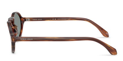 Giorgio Armani AR8219U Multicolor, Brown, Blue glasses - Multicolor / Brown / Blue - Side View