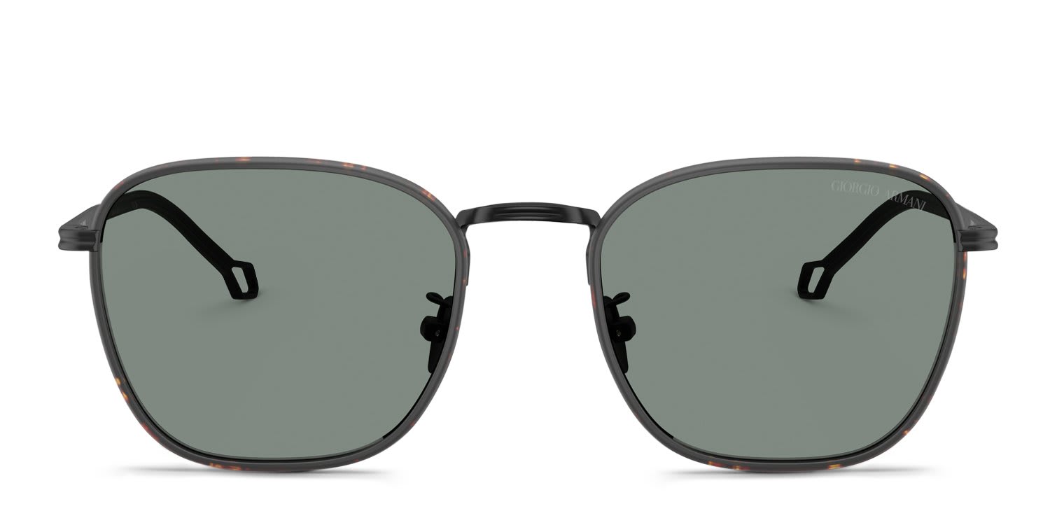Giorgio Armani AR6164J Black, Gray glasses - Black / Gray - Frontal View