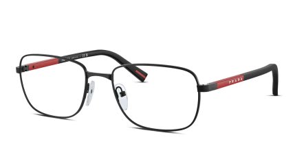 Prada Linea Rossa PS52QV Black glasses - Black - Angle View