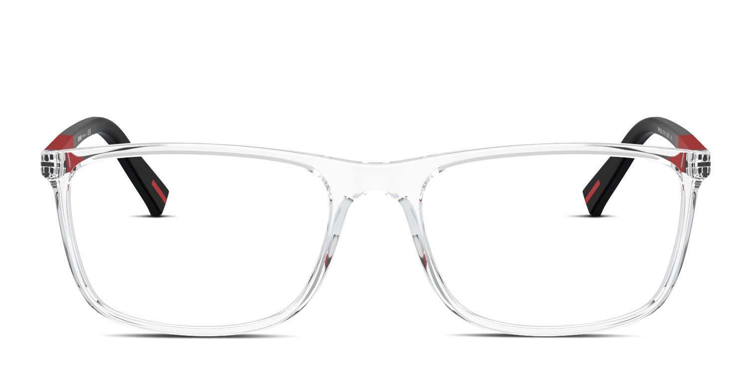 Prada Linea Rossa PS03QV Clear glasses - Clear - Frontal View
