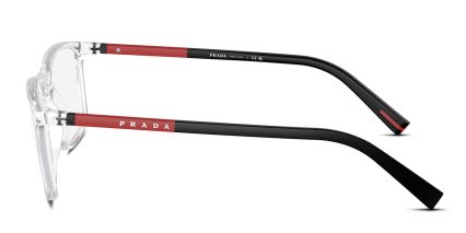 Prada Linea Rossa PS03QV Clear glasses - Clear - Side View