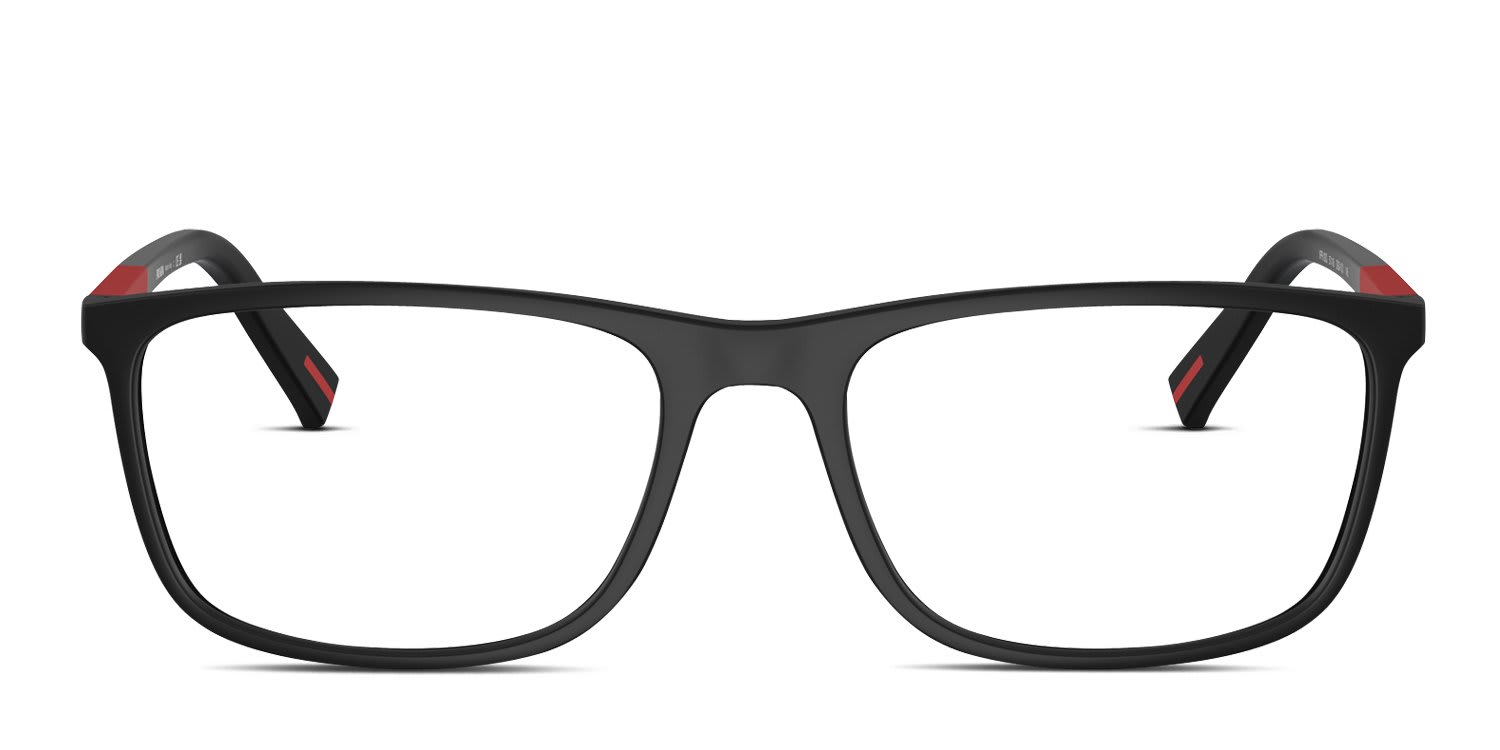 Prada Linea Rossa PS03QV Black glasses - Black - Frontal View