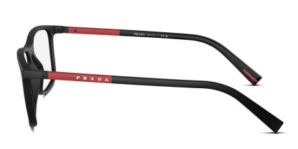Prada Linea Rossa PS03QV Black glasses - Black - Side View
