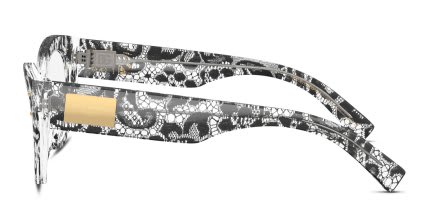 Dolce & Gabbana DG3403 Black glasses - Black - Side View