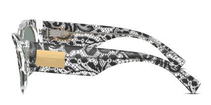 Dolce & Gabbana DG4480 Black glasses - Black / Gray - Side View