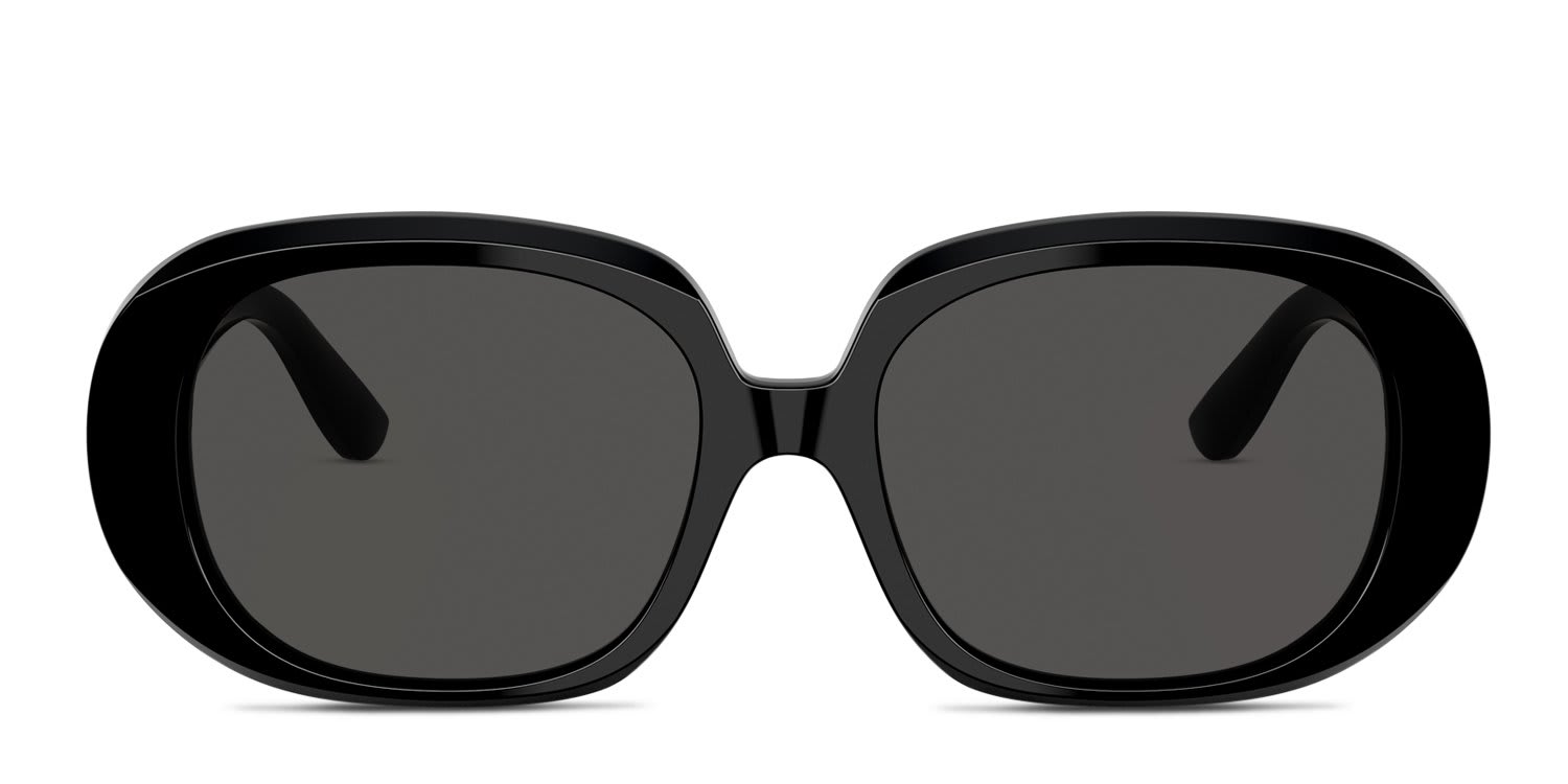 Dolce & Gabbana DG4476 Black glasses - Black / Gray - Frontal View