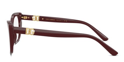 Dolce & Gabbana DG3398 Red glasses - Red - Side View