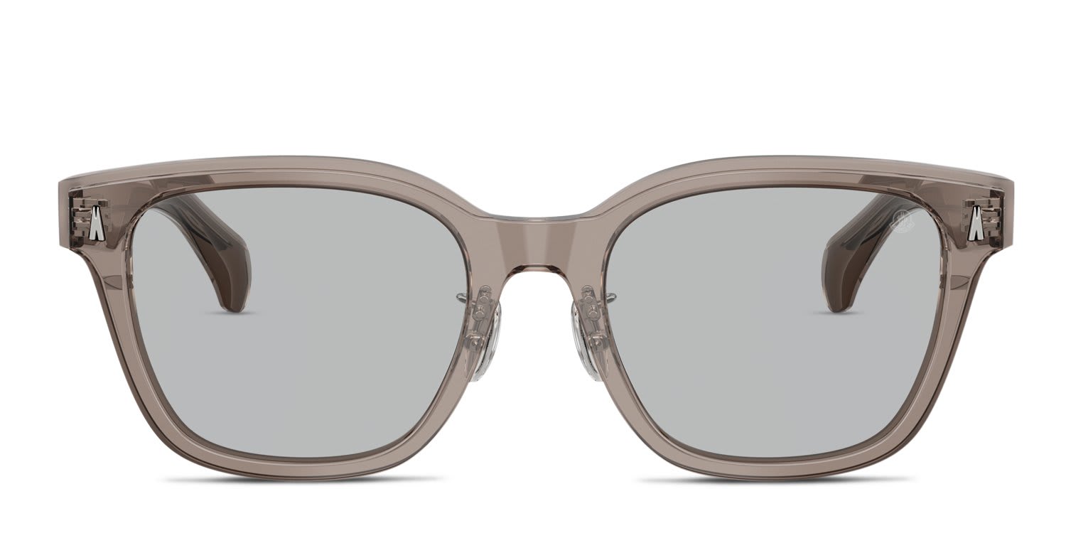 Moncler ME6002D Clear, Gray glasses - Clear / Gray - Frontal View