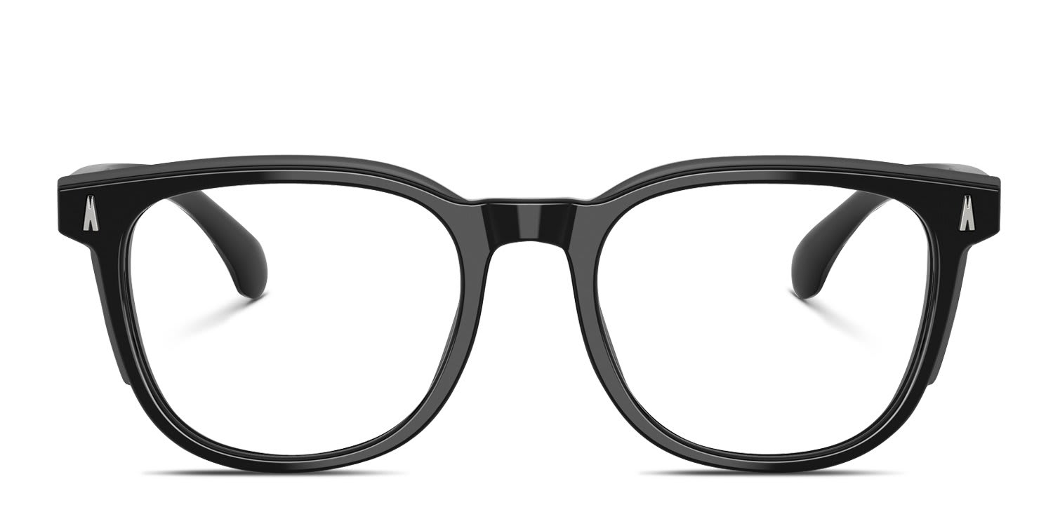 Moncler ME2002 Shiny Black glasses - Shiny Black - Frontal View