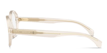 Moncler ME2005 Beige, Clear glasses - Beige / Clear - Side View