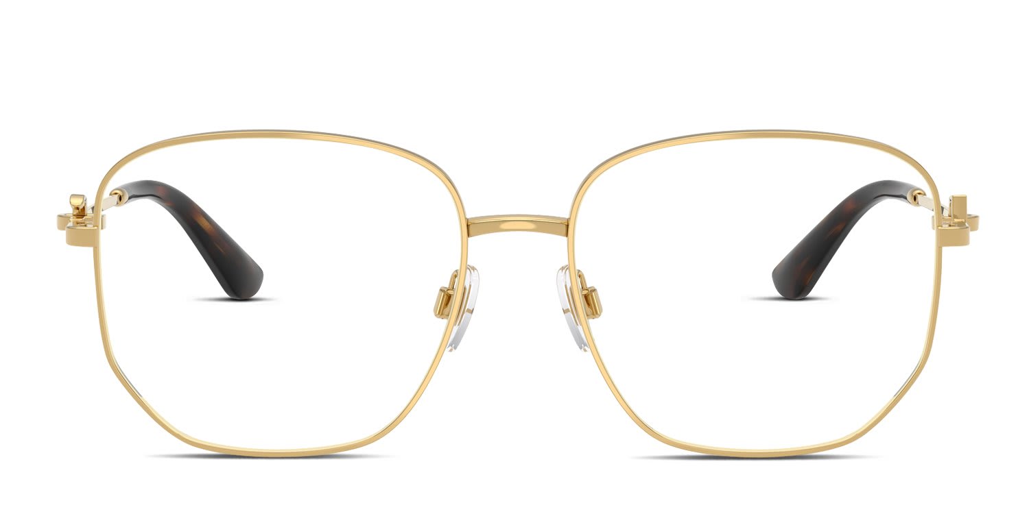 Dolce & Gabbana DG1356 Gold glasses - Gold - Frontal View