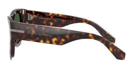 Dolce & Gabbana DG4484 Tortoise glasses - Tortoise / Green - Side View