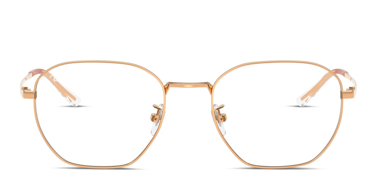 Ray-Ban RX8777D Gold glasses - Gold - Frontal View