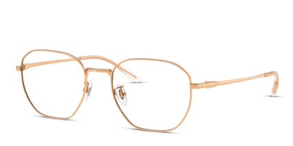 Ray-Ban RX8777D Gold glasses - Gold - Angle View