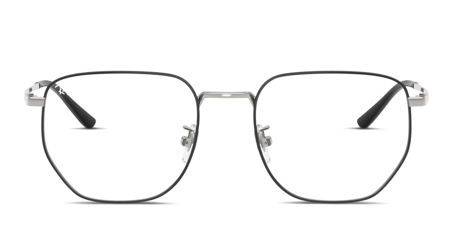 Ray-Ban RX8776D Black, Silver glasses - Black / Silver - Frontal View