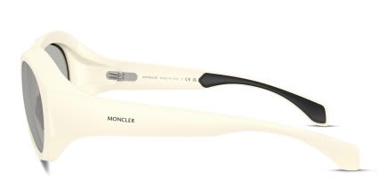 Moncler ME8005 Beige glasses - Beige / Silver - Side View