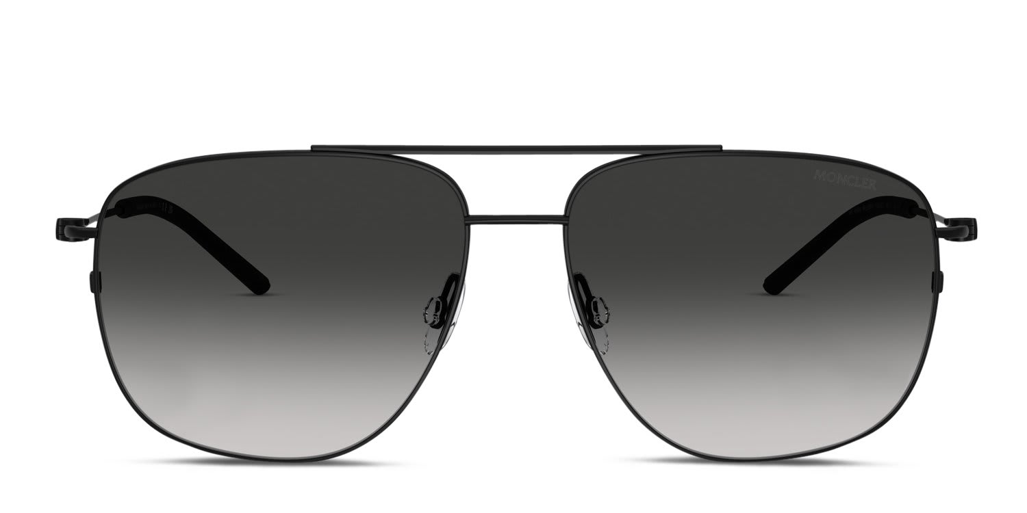 Moncler ME4004 Black glasses - Black / Gray - Frontal View