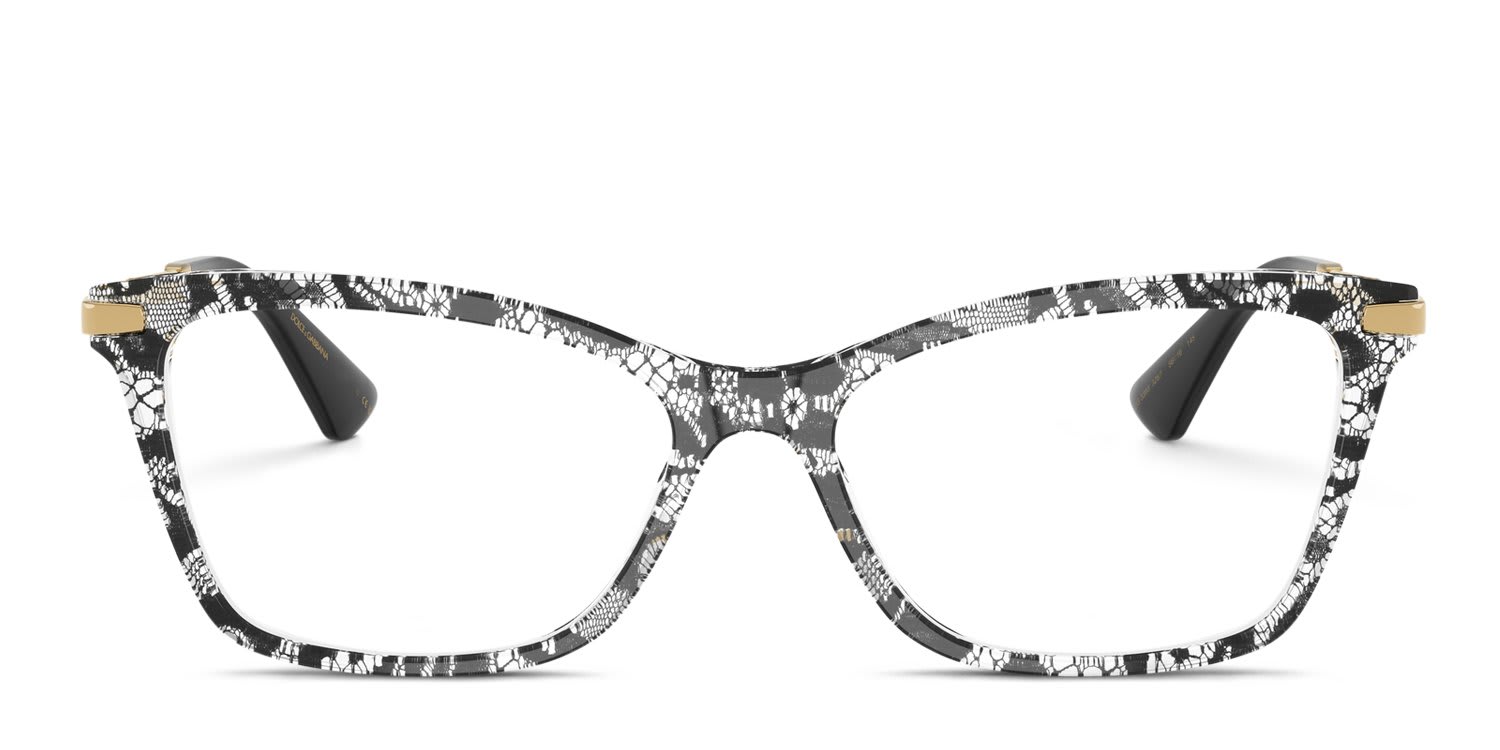 Dolce & Gabbana DG3393 Black glasses - Black - Frontal View