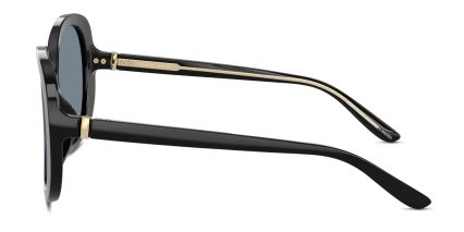 Giorgio Armani AR8229U Black glasses - Black / Blue - Side View
