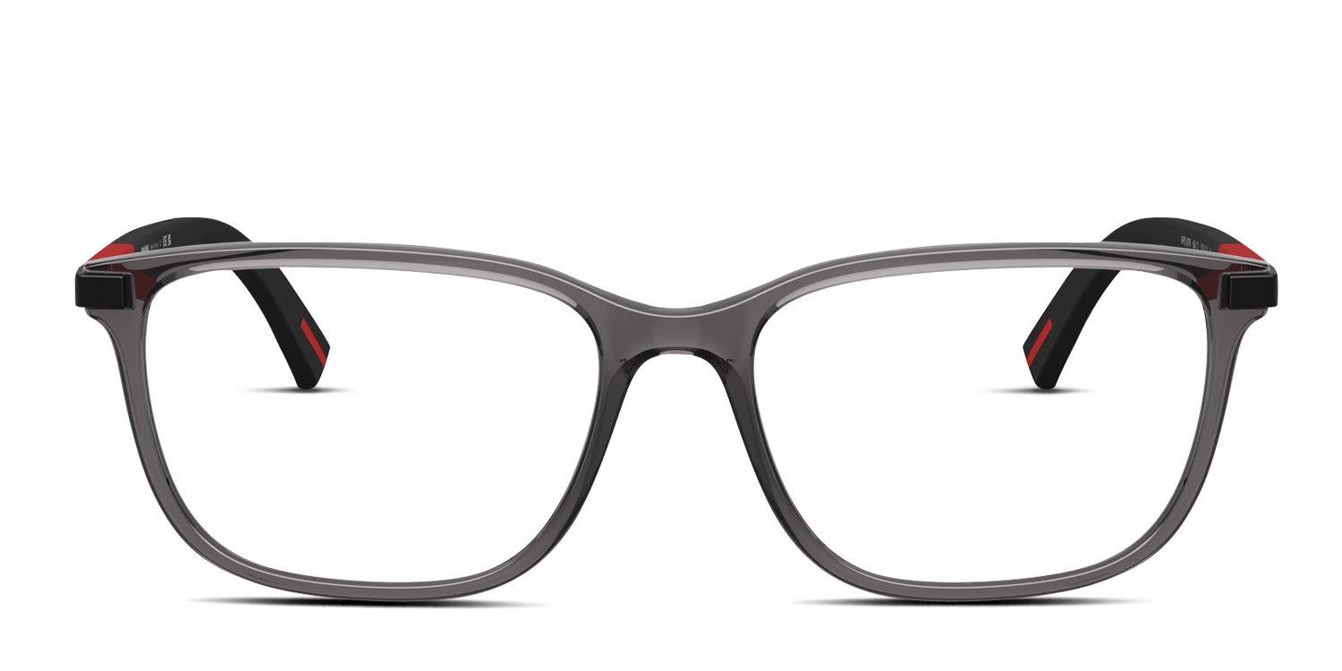 Prada Linea Rossa PS02RV Clear glasses - Clear - Frontal View