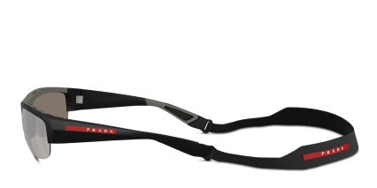 Prada Linea Rossa PSA01S Black glasses - Black / Gray / Silver - Side View