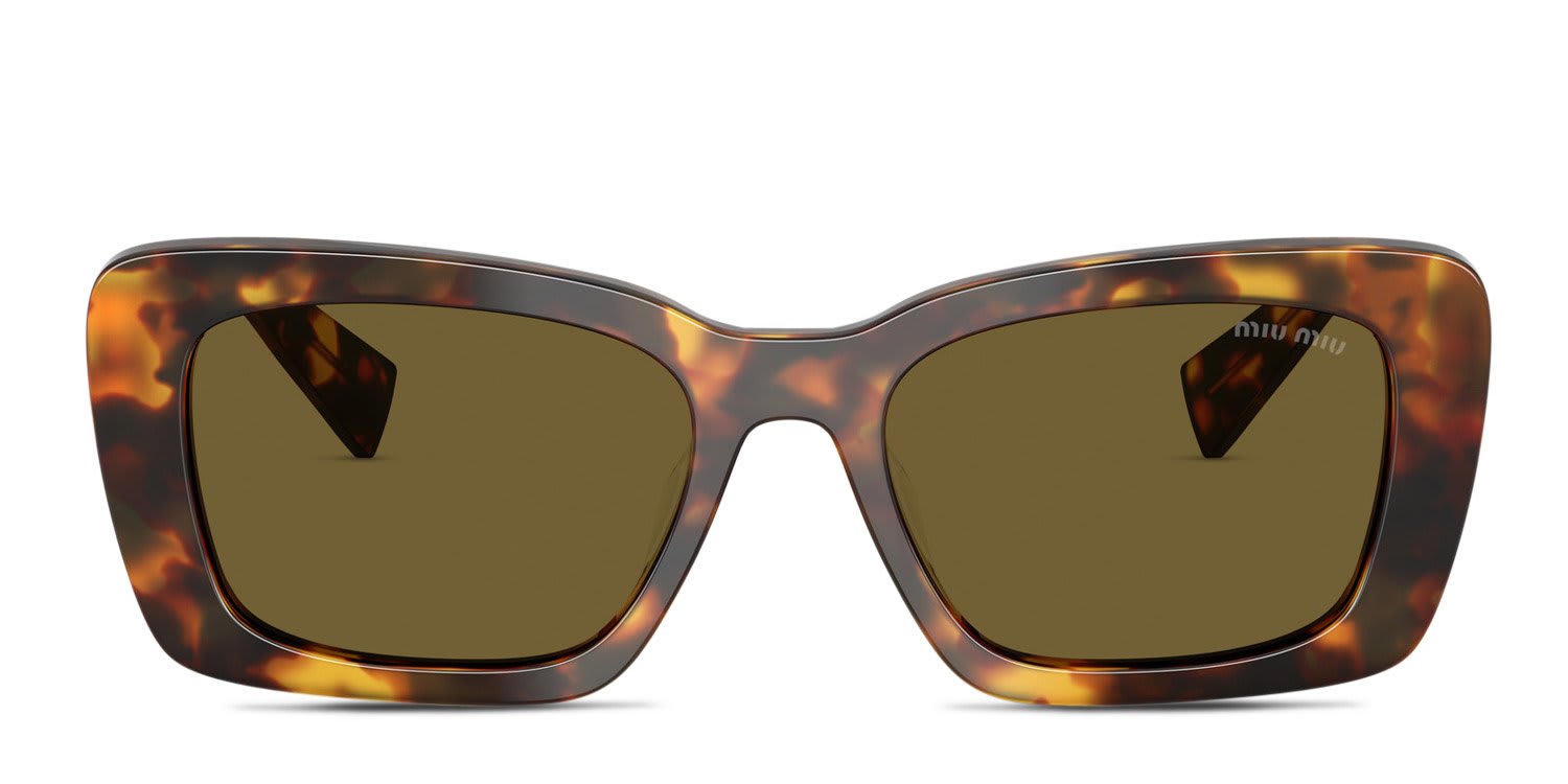 Miu Miu MU07YS Tortoise glasses - Tortoise - Frontal View