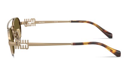 Miu Miu MU54ZS Bronze glasses - Bronze - Side View