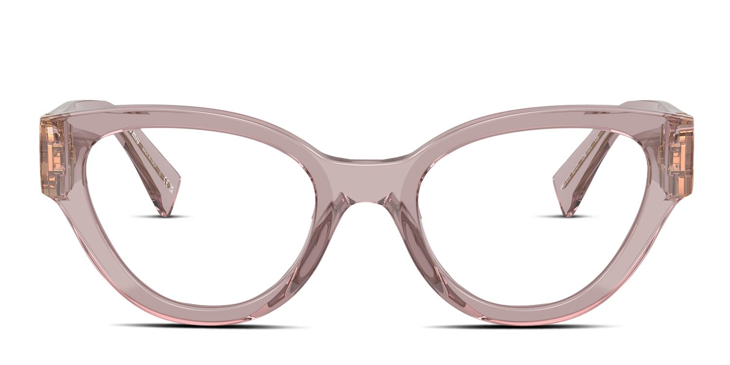 Miu Miu MU01VV Clear glasses - Clear - Frontal View