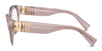 Miu Miu MU01VV Clear glasses - Clear - Side View