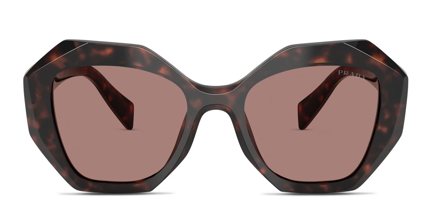Prada PR16WS Tortoise glasses - Tortoise - Frontal View