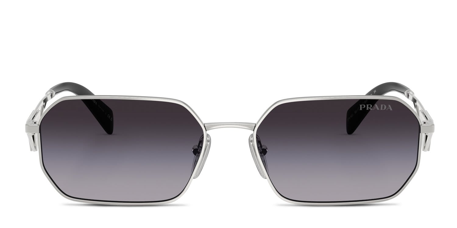 Prada PRA51S Silver glasses - Silver - Frontal View