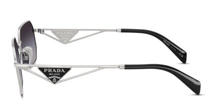 Prada PRA51S Silver glasses - Silver - Side View