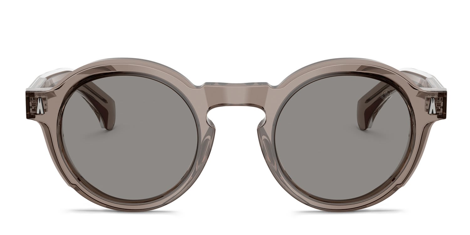 Moncler ME6012 Aurone Clear, Gray glasses - Clear / Gray - Frontal View