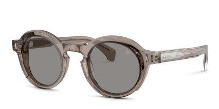 Moncler ME6012 Aurone Clear, Gray glasses - Clear / Gray - Angle View