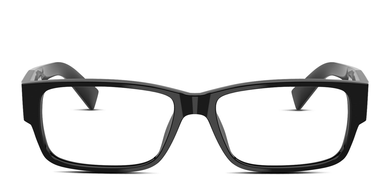 Prada PRB09V Black glasses - Black - Frontal View